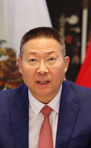 Beneficiará a México baja de aranceles entre China y EU: embajador Chen